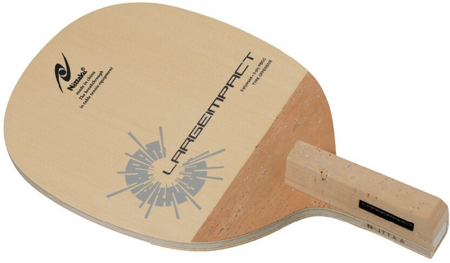 닛타쿠 라지볼 탁구라켓 라지 임팩트 R 펜홀더, 1개