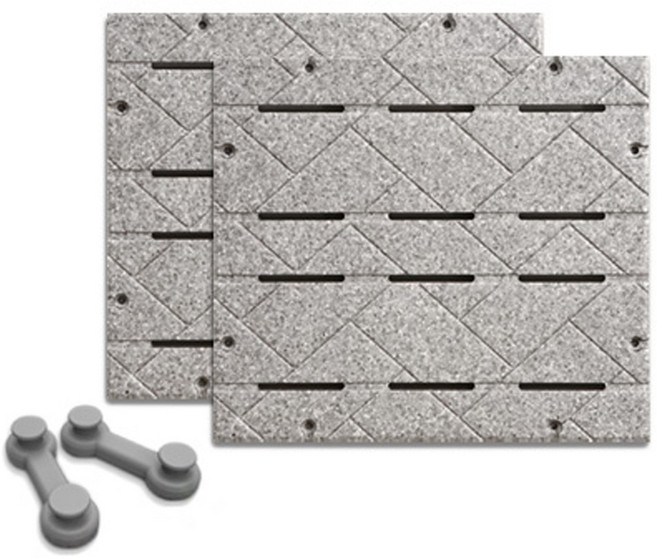 알뜨리 매트리스 받침대(2장) 저상형 침대 프레임 깔판 토퍼 매트, 그레이