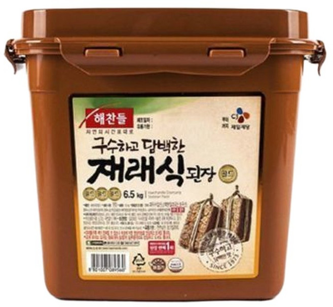 푸드 해찬들 재래식 된장 6.5kg, 1개