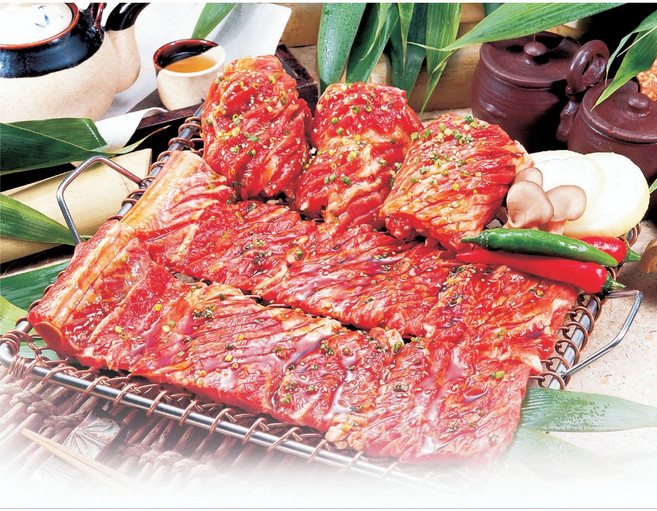 '98년'부터 오로지 한길!! 양념갈비의 명가!! 산야초 수제 댓잎 왕갈비 4kg(왕갈비12대)양념 돼지갈비, 4kg, 1개