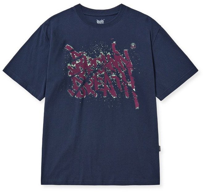브라운브레스 BROKEN TAG TEE - 네이비