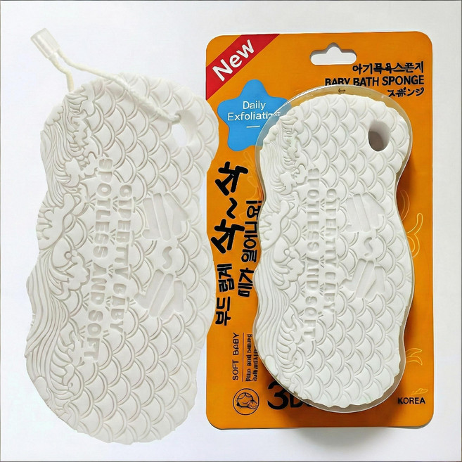 때밀이 스펀지 무통 만능 때지우개, 하얀색, 1개, 1개입