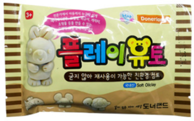 [도너랜드] 플레이유토, 100g x 5개