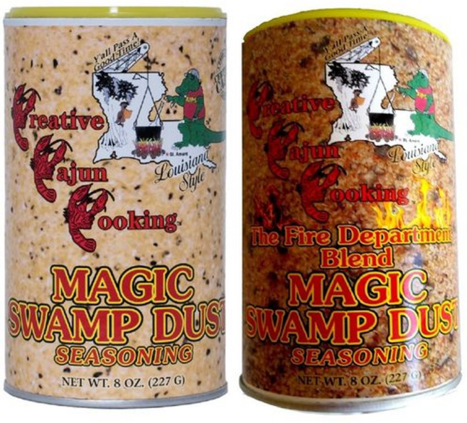매직 스왐프 더스트 케이준 시즈닝 번들 2개 팩 - 오리지널 Magic Swamp Dust Cajun Seasoning Bundle 2 Pack - 1 each of Origina, 1개, 226g