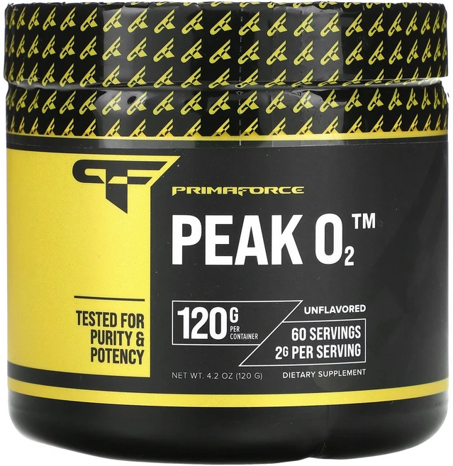 Primaforce Peak O2 Unflavored 4.2 oz (120 g), 1개 - 쿠팡