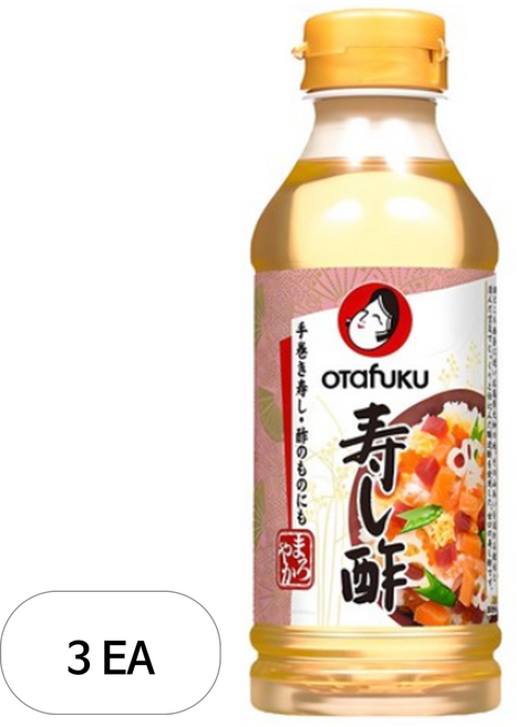 오타후쿠 스시스 초밥용 식초, 스시스 식초(오타후쿠), 3개, 300ml