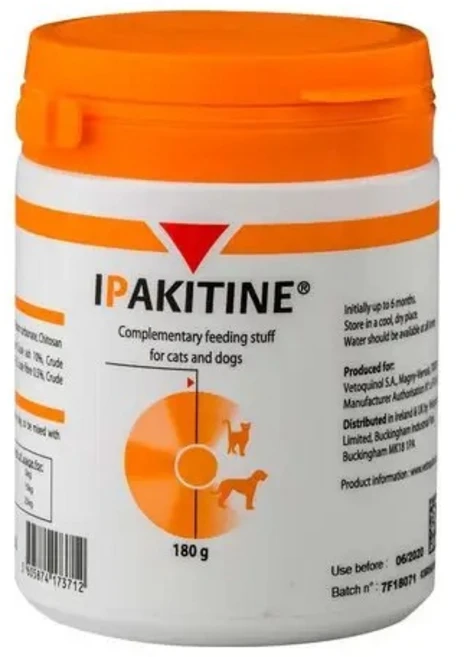 Ipakitine 이파키틴 파우더 180g 신장 영양제 고양이 강아지용, 1개 - 쿠팡