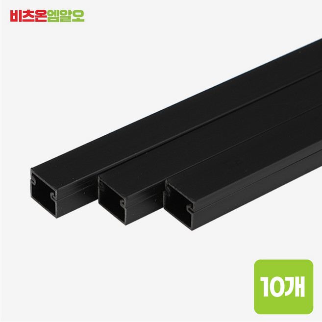 비츠온 국산 사각 몰딩 흑색 블랙 1호 15mm, 10개