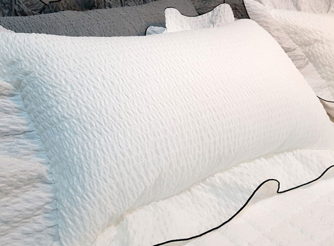 뱀부 시어서커 냉감베개커버 40x60 여름 쿨링 베개커버 통기성 우수