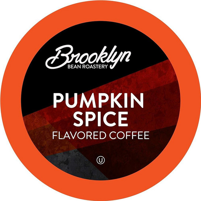 Brooklyn Beans 커피 포드 다양한 디카페인 버라이어티 팩 - 2.0 커피 메이커를 포함한 Keurig K Cup 브루어와 호환 40개 디카페인 커피 애호가에게, Pumpkin Spice, 40 Count (Pack of 1), 1