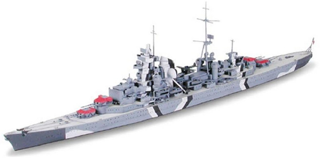 타미야(TAMIYA) 1/700 워터 라인 시리즈 No.805 독일 해군 순양 전함 프린츠 오이겐 플라스틱 모델 31805, 1개