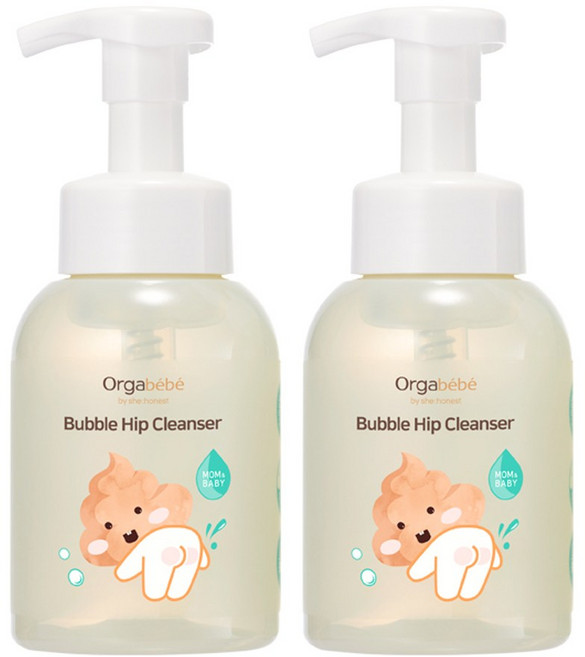 오가베베 버블 이너 클렌저 버가못 에센셜 오일향, 300ml, 2개