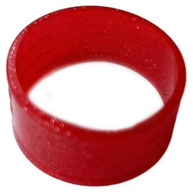 테니스 장비 캔디 컬러 라켓 씰링 링 실리콘 샤이니 고무 신축성 있는 다채로운, red, 1개