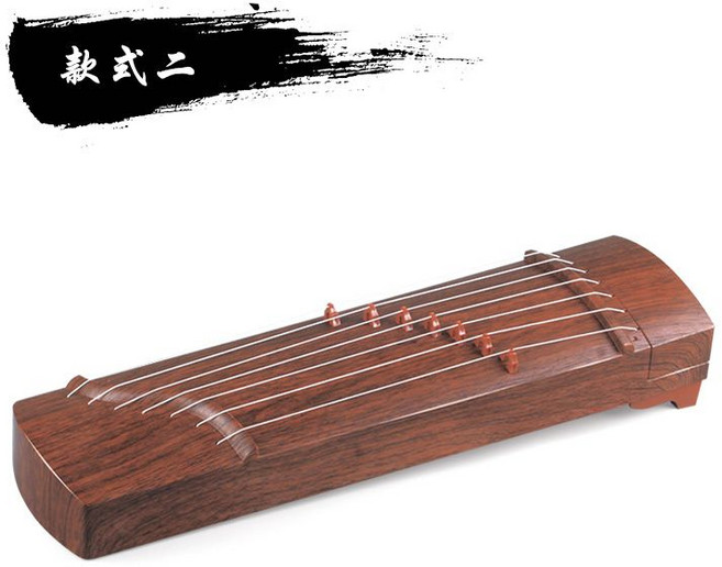 미니가야금 초보자 교육용 컬렉션 입문용 클래식., 2. 짙은갈색나뭇결, 1개