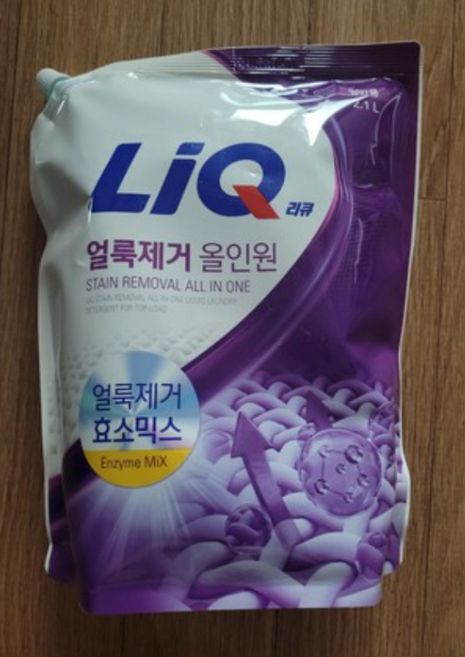 애경산업 리큐 얼룩제거 올인원 일반용 리필, 2.1L, 7개