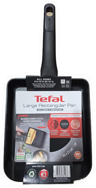 테팔 인덕션 티타늄 1X 계란말이팬 대형, 24cm, 1개