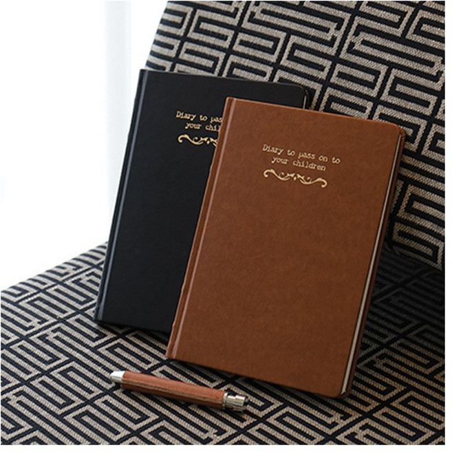 양지다이어리 자녀에게 물려주는 다이어리, 블랙, 1개