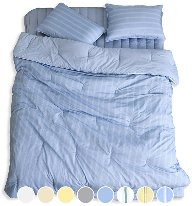 [독일 피부과학인증] Aller-X 더마 알러지케어 먼지없는 차렵 이불 간절기 가을 사계절 침구 세트