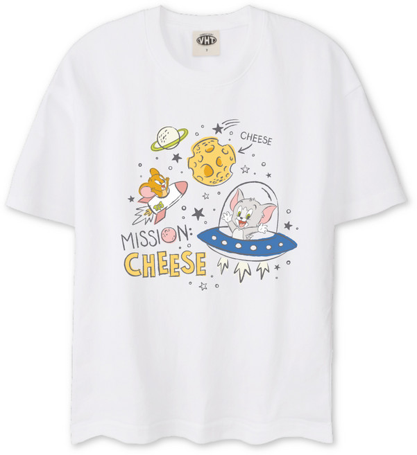 벤힛키즈 아동용 톰과제리 라운드 반팔 티셔츠 WBTJOM2307F