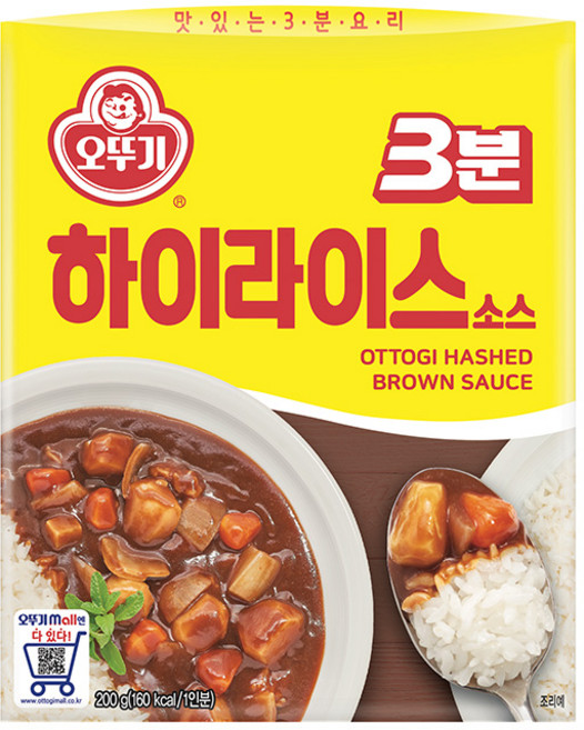 오뚜기 3분 하이라이스 소스, 200g, 24개