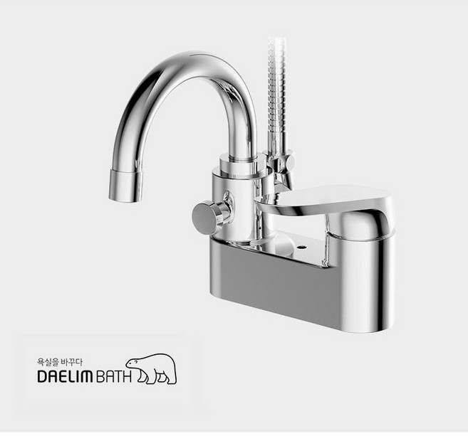 대림바스 세면 샤워 겸용 수전 DL-YB6A15, 1개