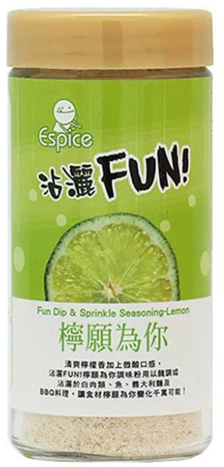 Espice 檸願為你 Fun Dip & Sprinkle Seasoning-Lemon, 60g, 1個