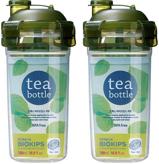 코멕스 바이오킵스 차통 500ml X 2개, 그린