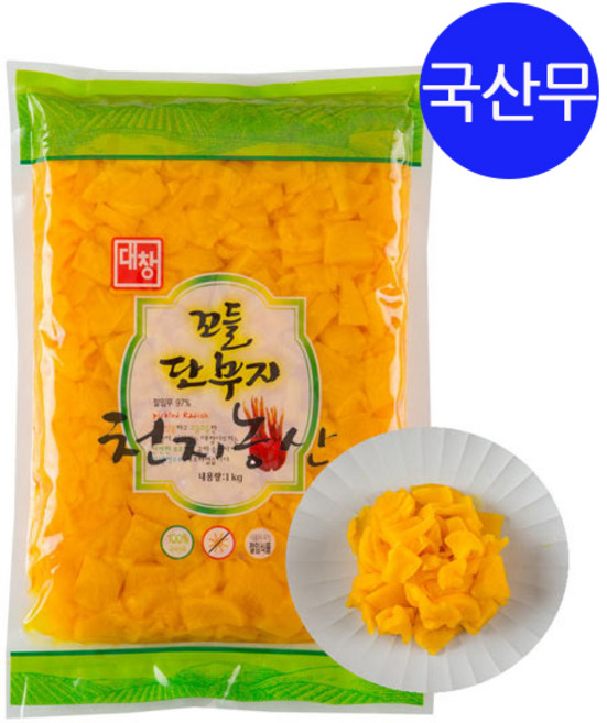 대창농산 대창 꼬들단무지 1kg (국내산), 3개