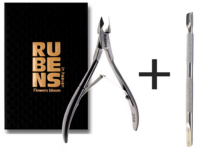 루벤스 전문가용 네일니퍼 골드, 1개