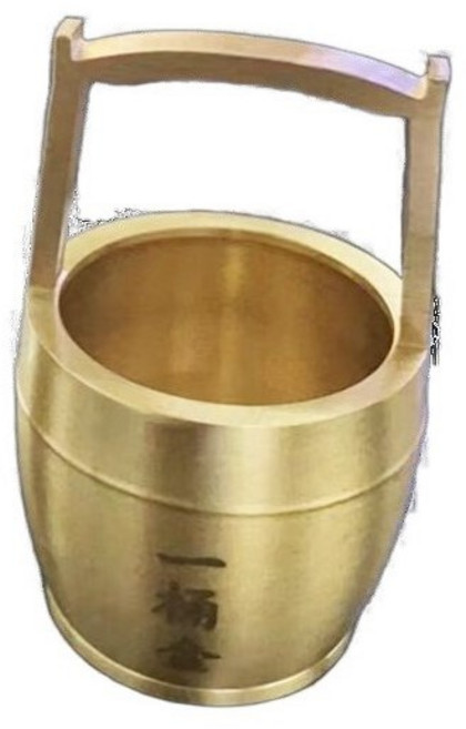 招財納福聚財好運一桶金(附小金元寶66個) 事業興隆, 黃金色