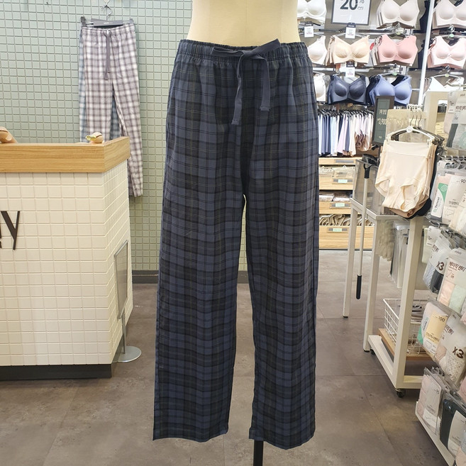 애니바디 코튼100% 공용 9부 주머니 파자마 바지 2001부평점