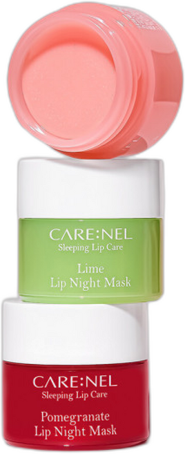 까레넬 베리+라임+석류 립밤 립오일 립 나이트 마스크 입술각질 제거보습 마스크 팩, 3개, 3개입