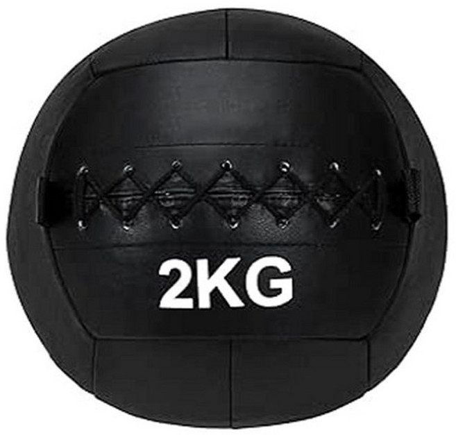 OFAT 小舖 軟式藥球 核心爆發力訓練 健身重量器材 黑色2KG, 黑色, 1個, 2kg