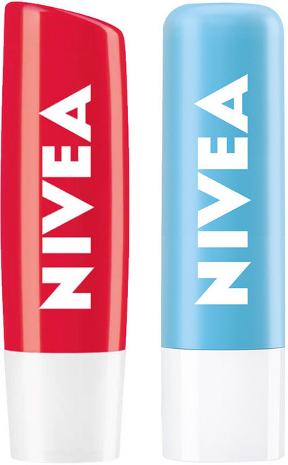 니베아 립케어 스트로베리 모이스처 립밤 2종세트, 2개, 4.8g, 2종(모이스춰+스트로베리)