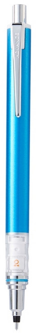 三菱鉛筆 UNI ADVANCE不斷芯轉轉筆 KURU TOGA二倍轉速 M5-559 自動鉛筆 日本製造, 1個裝, 海軍藍, 0.5mm