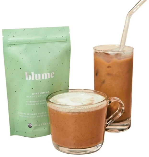 인스턴트 커피 파우더커피 블루메 솔티드 카라멜 라떼 무설탕 케토 친화적 비건 글루텐 프리 슈퍼푸드 100그램, Peppermint Cacao, 100g, 1개, 1개 - 쿠팡