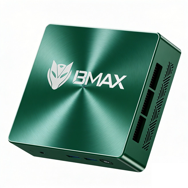 BMAX B6 Turbo 미니 PC i5 8257u 16GB DDR4 512GB SSD 소형 데스크탑 윈도우11 WiFi6 BT5.2 RJ45 LAN, WIN11 Pro, 녹색