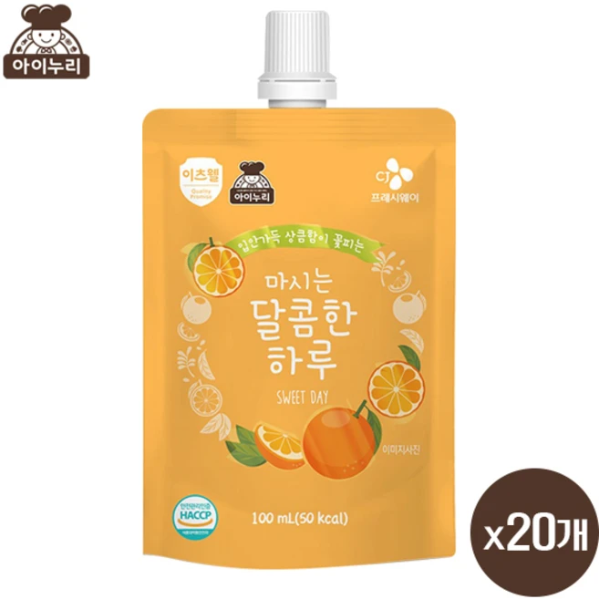 CJ 이츠웰 마시는 음료 시리즈 13가지맛 100ml x 20개 - 쿠팡