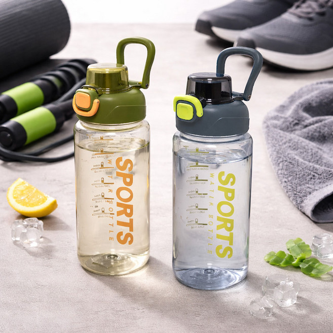 3rd 아쿠아핏 스포츠 물병 820ml, 카키