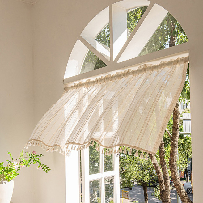 스트라이프 가림막 주방 커튼 가리개커튼