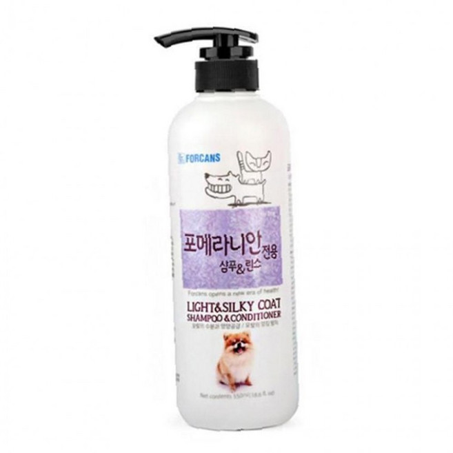 포메라니안 손쉬운 강아지 반려견 전용 샴푸 린스 550ml