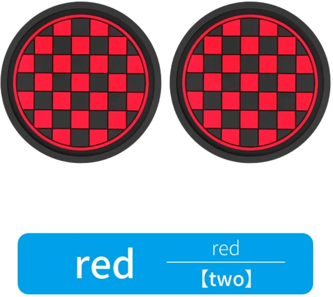 2pcs 자동차 컵 홀더 Anti-Slip 컵 받침 프리미엄 PVC 자동차 컵 받침 유니버설은 대부분의 컵 자동차 인테, 08 FHD-1