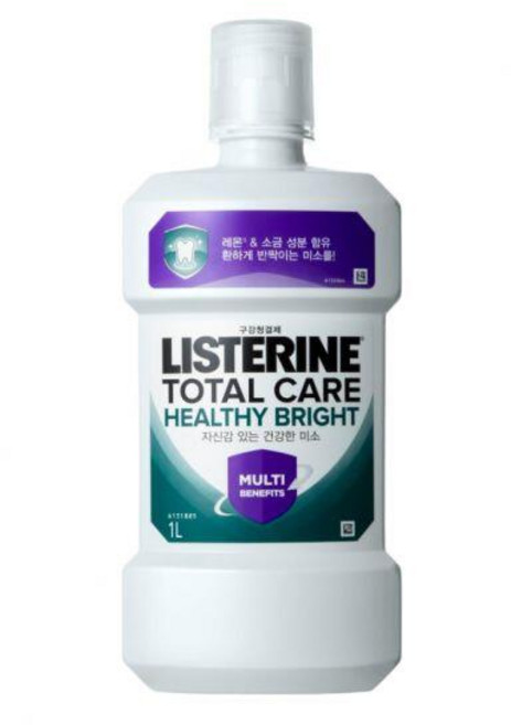 리스테린 헬씨 브라이트 1L 4개, 3개