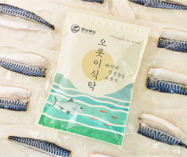 오롯이식탁 노르웨이 가시없는 순살 고등어800g냉동 생선구이용, 1개, 800g