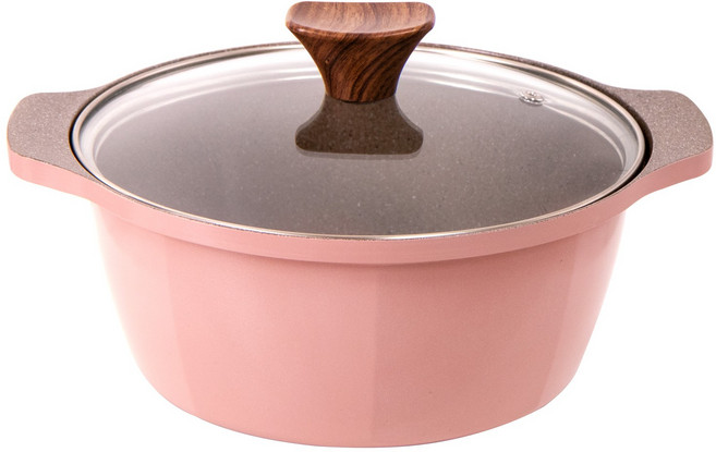 캡스톤 글램레트로 가스용 22 양수냄비, 핑크, 가스용 22양수, 1개