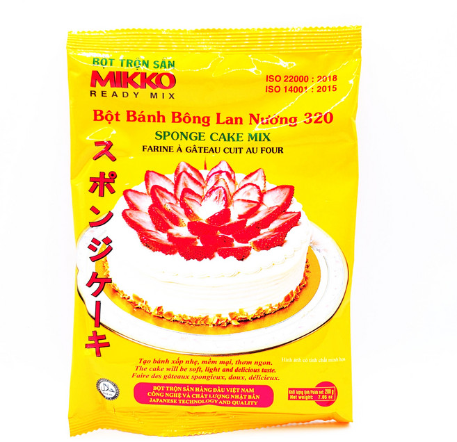 MIKKO SPONGE CAKE MIX 미코 스폰지 케이크 믹스, 1개, 200g