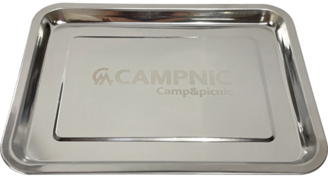 CAMPNIC 화로대 받침대 직사각(특대) 재받이 우드스토브 재받침 미니화로, 1개