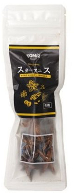 토미자와 상점 TOMIZ 유기농 스타 아니스(팔각) (홀) 7g 일본 출고 향신료, 토미자와 상점 TOMIZ 유기농 스타 아니스(팔각) (