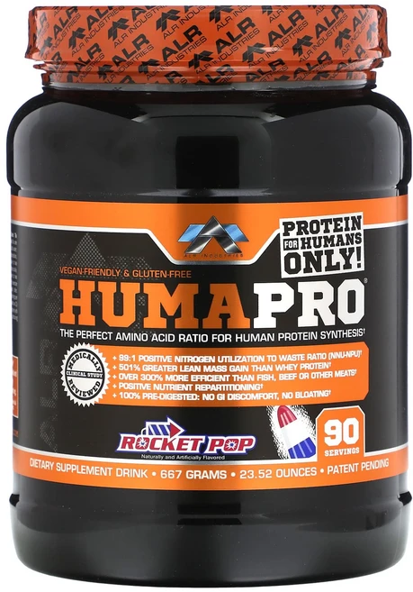 ALR 인더스트리 HumaPro 로켓 팝 23.52 oz (667 g), 667g, 1개 - 쿠팡