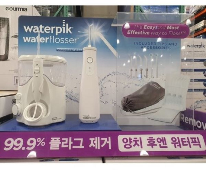 워터픽 뉴콤보팩 구강세정기 WP-150K+WF-10K(가정용+휴대용) + 치열교정팁 포함, 화이트, WP-150K+WF-10K